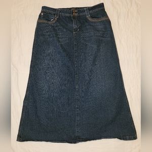 Cato jean skirt